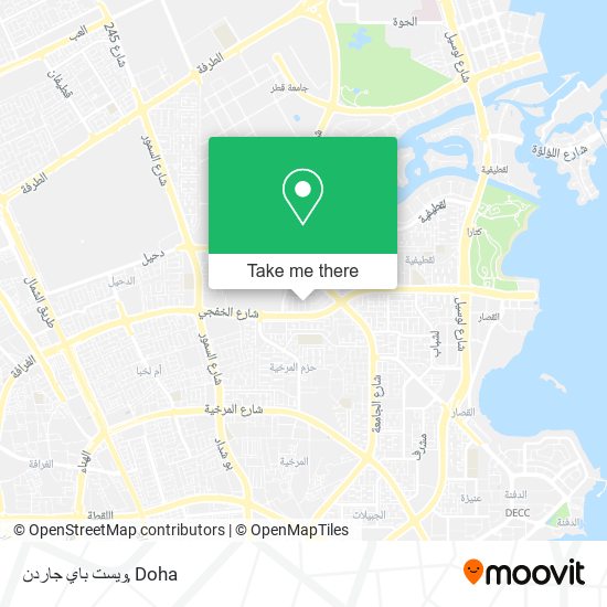 ويست باي جاردن map