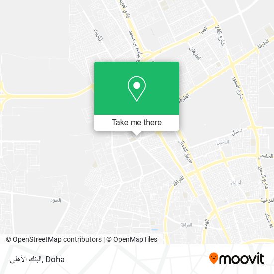 البنك الأهلي map