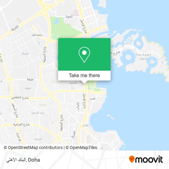 البنك الأهلي map