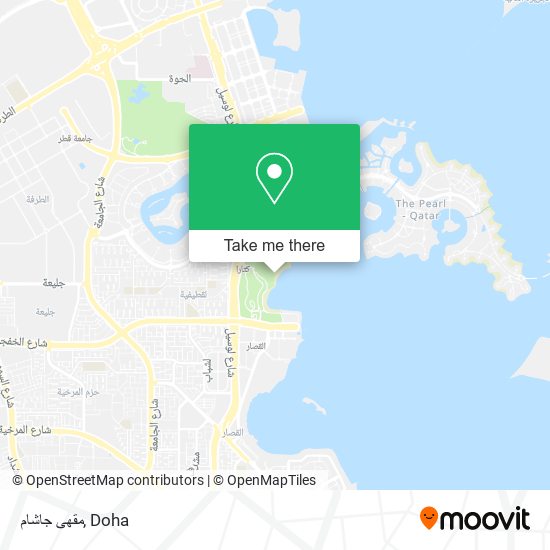 مقهى جاشام map