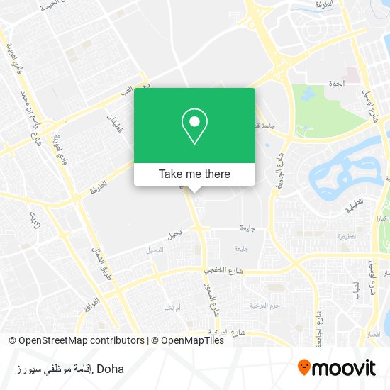 إقامة موظفي سيورز map