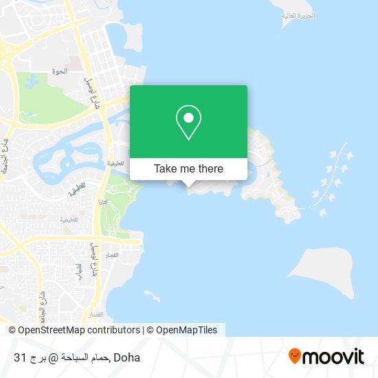 حمام السباحة @ برج 31 map