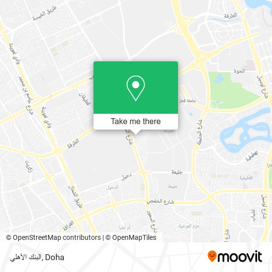 البنك الأهلي map