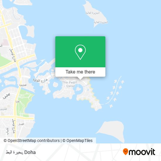 بحيرة البط map