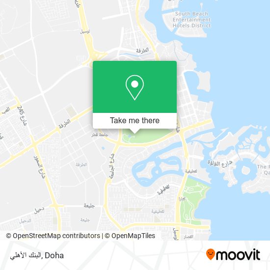 البنك الأهلي map