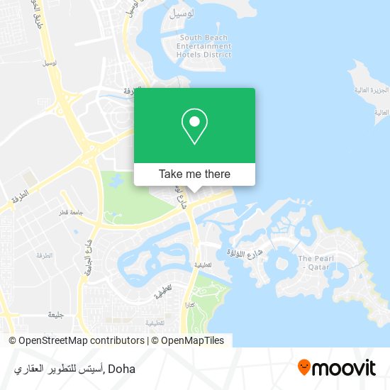 أسيتس للتطوير العقاري map