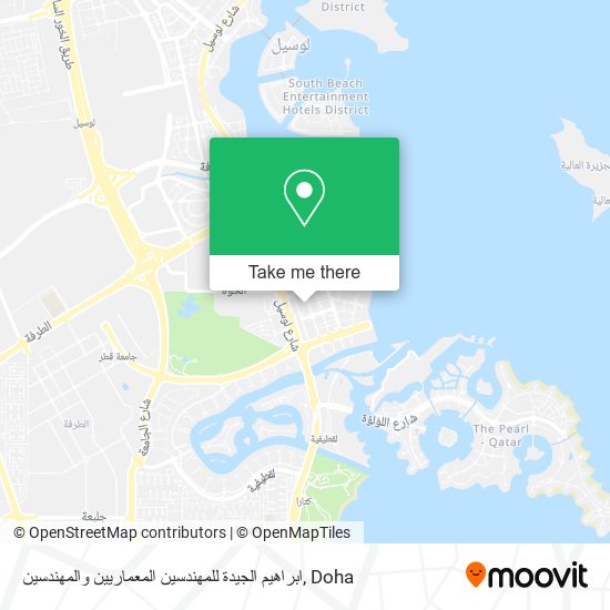 ابراهيم الجيدة للمهندسين المعماريين والمهندسين map