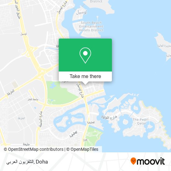التلفزيون العربي map