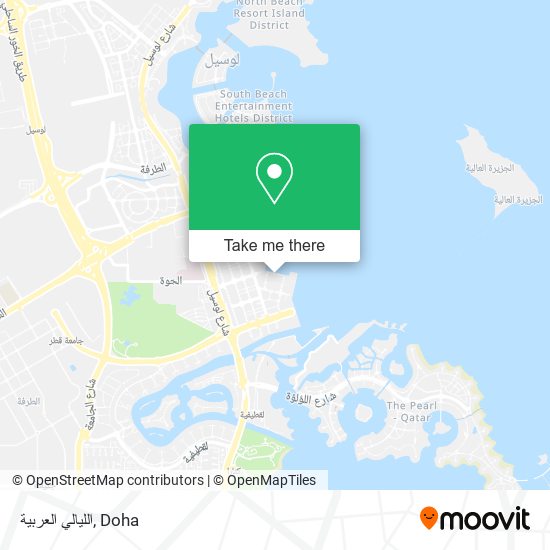 الليالي العربية map