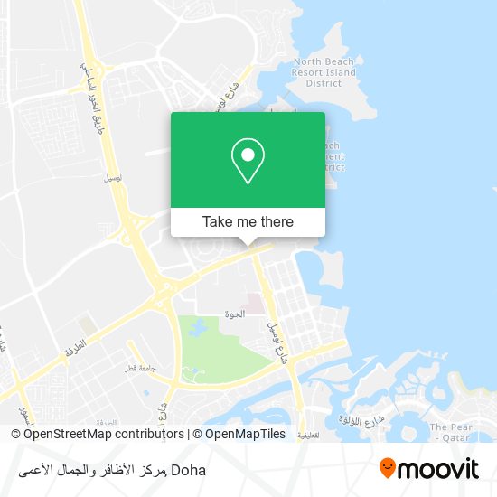 مركز الأظافر والجمال الأعمى map