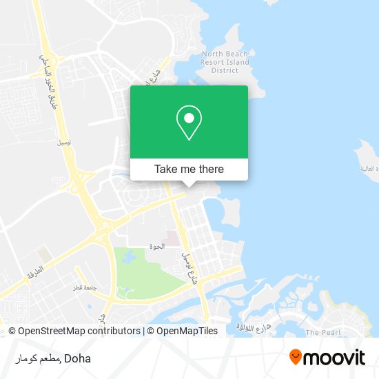 مطعم كومار map