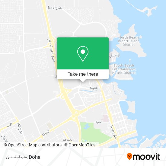 مدينة ياسمين map