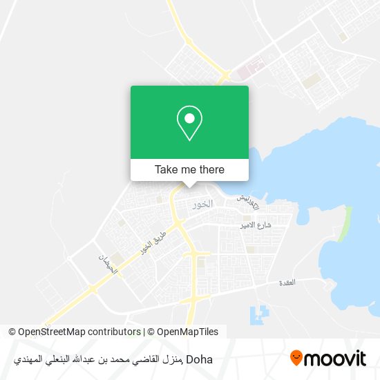 منزل القاضي محمد بن عبدالله البنعلي المهندي map