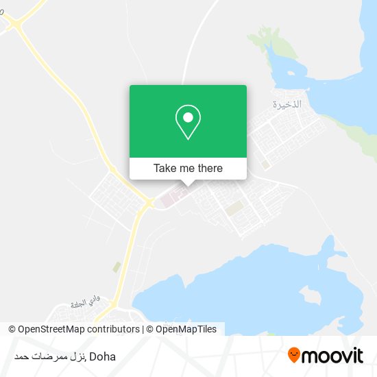 نزل ممرضات حمد map