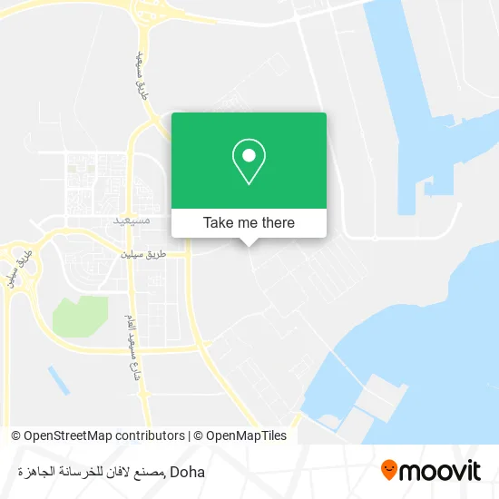 مصنع لافان للخرسانة الجاهزة map