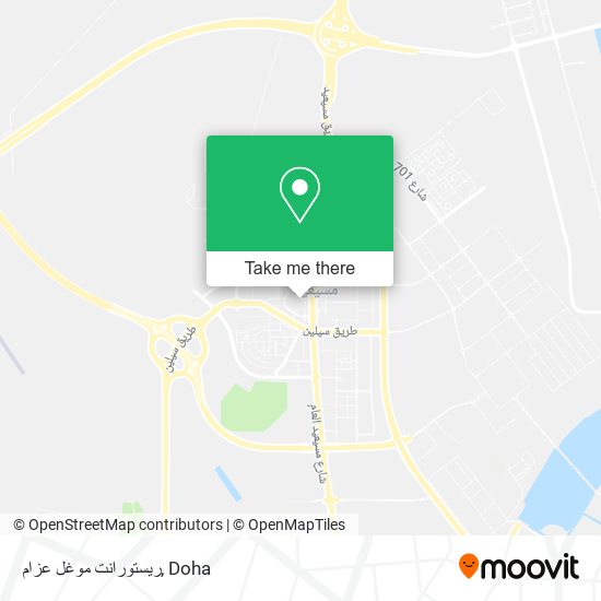 ريستورانت موغل عزام map
