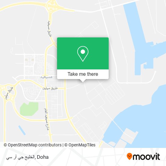 الخليج جي آر سي map