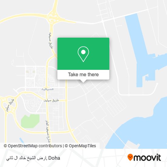ارض الشيخ خالد ال ثاني map