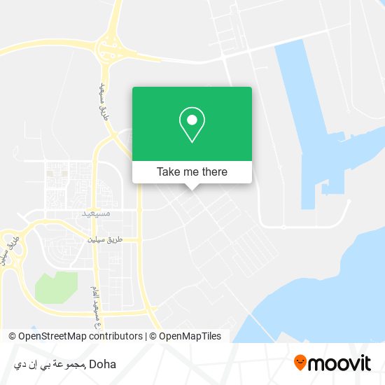 مجموعة بي إن دي map