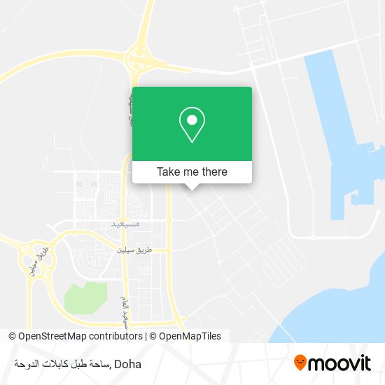 ساحة طبل كابلات الدوحة map