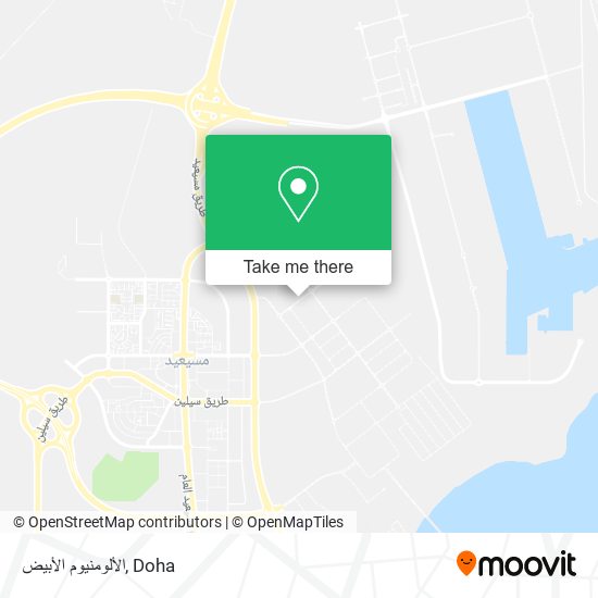 الألومنيوم الأبيض map