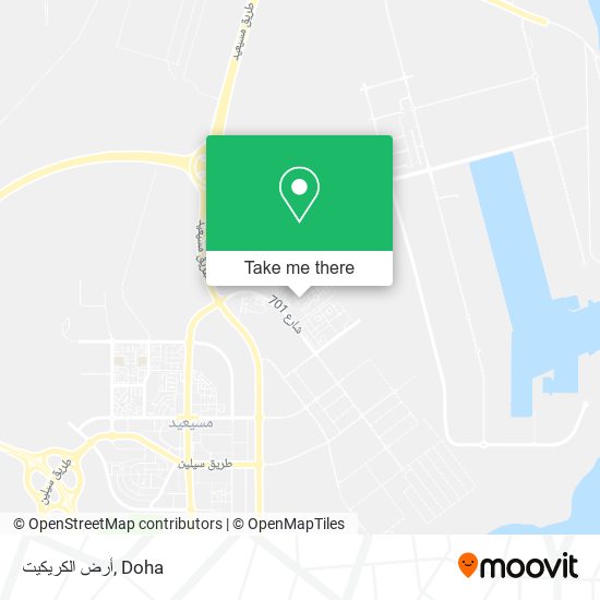 أرض الكريكيت map