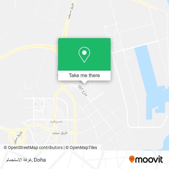 غرفة الاستجمام map