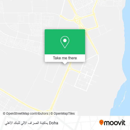 ماكينة الصراف الآلي للبنك الأهلي map