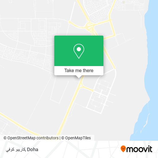 كاريبو كوفي map