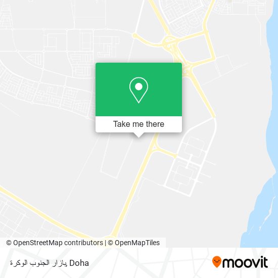 بازار الجنوب الوكرة map