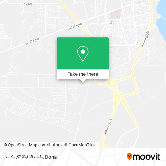 ملعب الحقيقة للكريكيت map