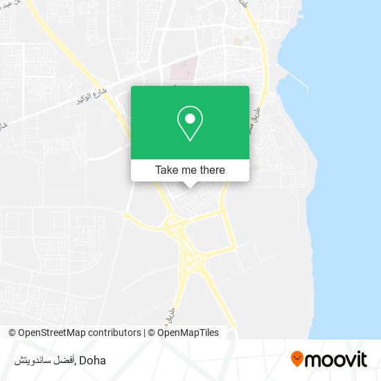 أفضل ساندويتش map