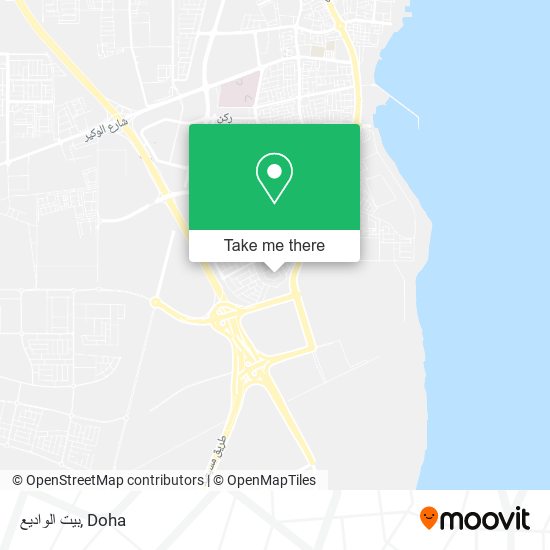 بيت الواديع map