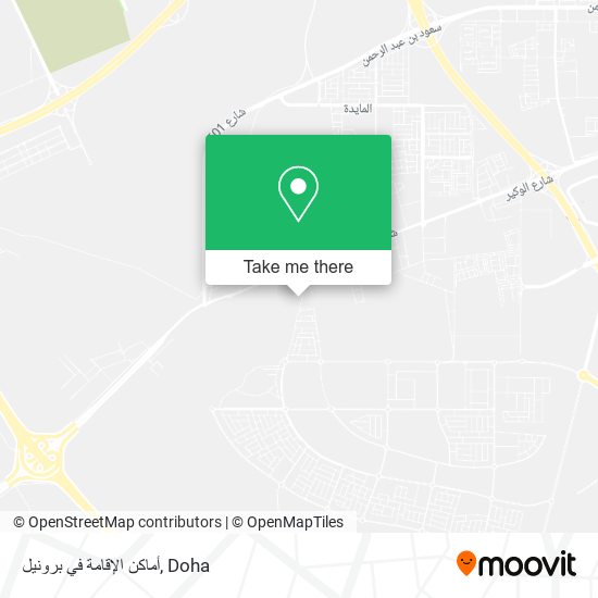 أماكن الإقامة في برونيل map