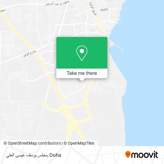 مجلس يوسف عيسى العلي map