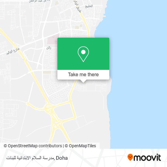 مدرسة السلام الابتدائية للبنات map