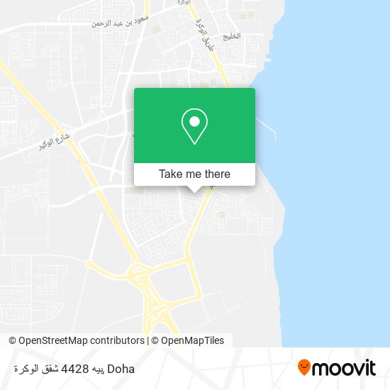 بيه 4428 شقق الوكرة map