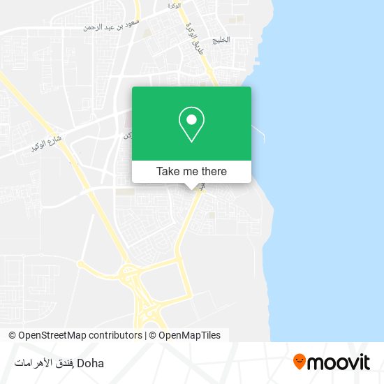 فندق الأهرامات map