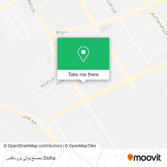مصنع بولي برودكتس map