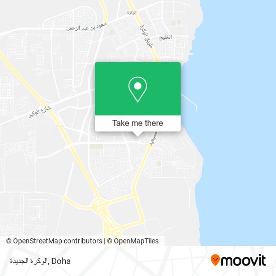 الوكرة الجديدة map
