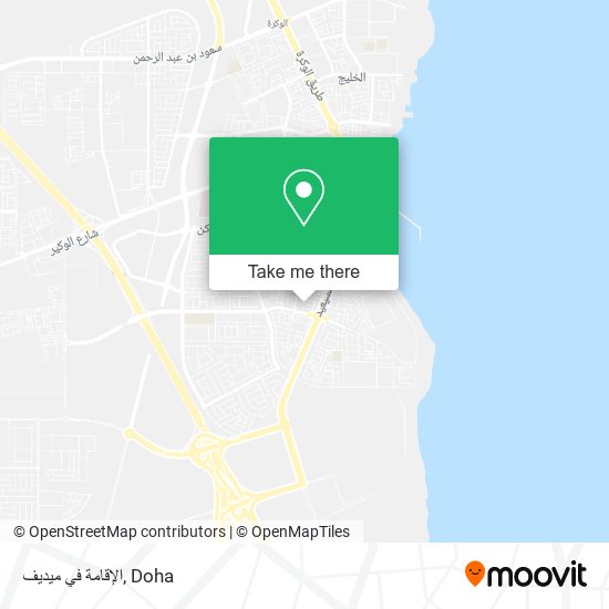 الإقامة في ميديف map