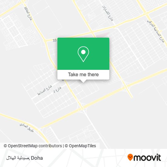 صيدلية الهلال map