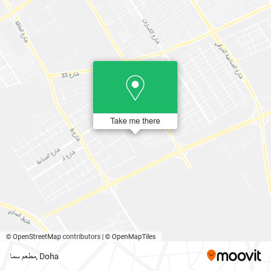 مطعم سما map