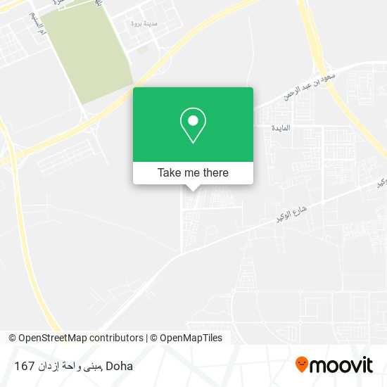 مبنى واحة إزدان 167 map