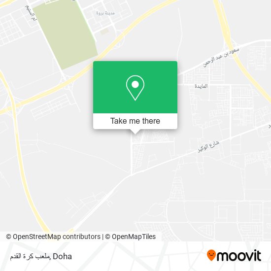 ملعب كرة القدم map