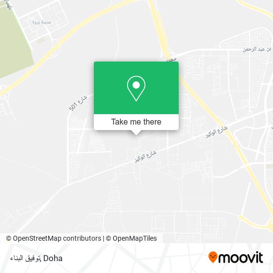 توفيق البناء map