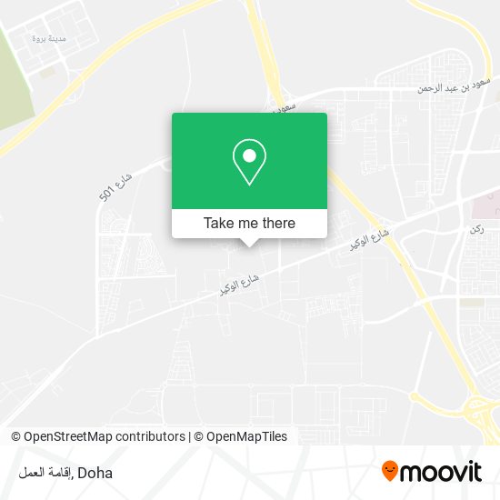 إقامة العمل map