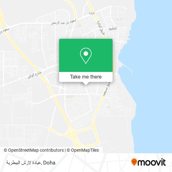عيادة لارش البيطرية map