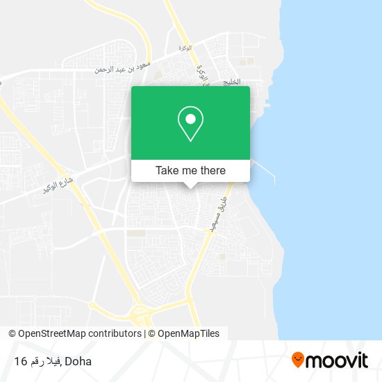 فيلا رقم 16 map