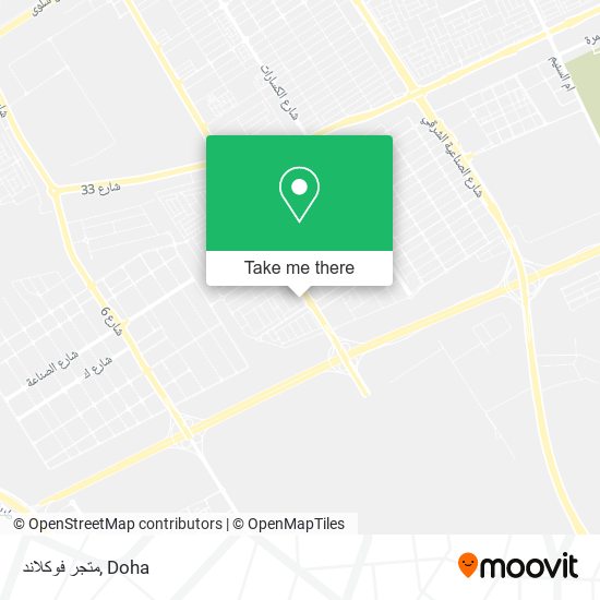 متجر فوكلاند map